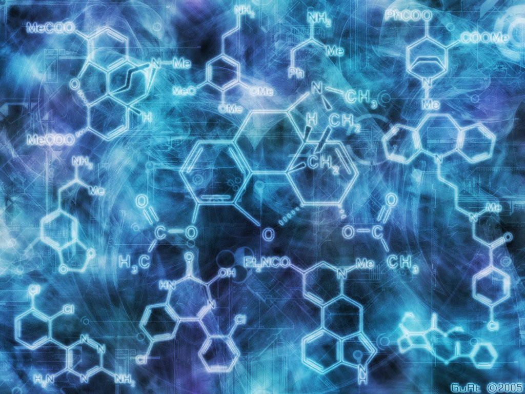 Science Desktop Chemical Formulae Wallpaper