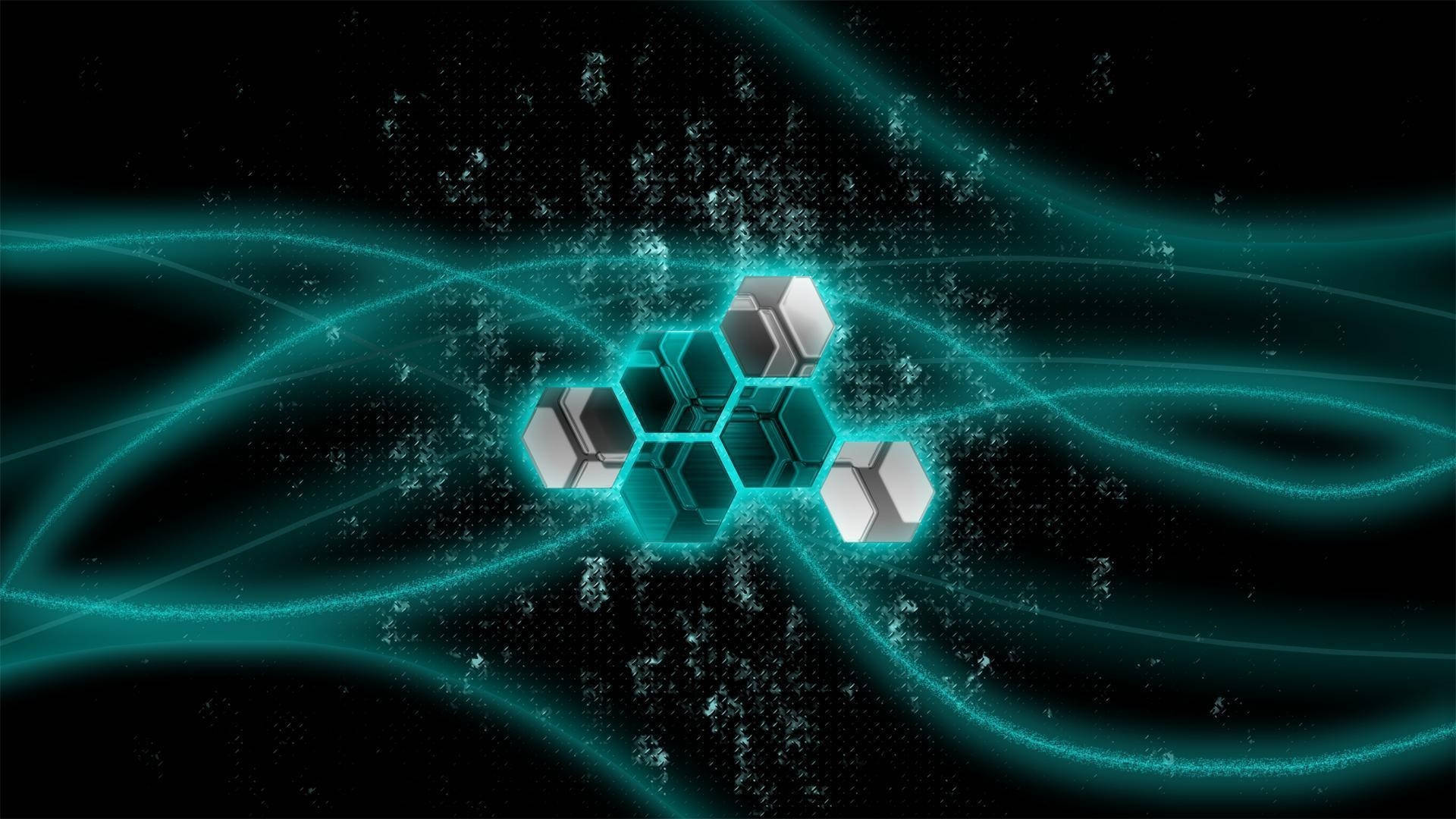 Download Science Desktop Hexagons Wallpaper 