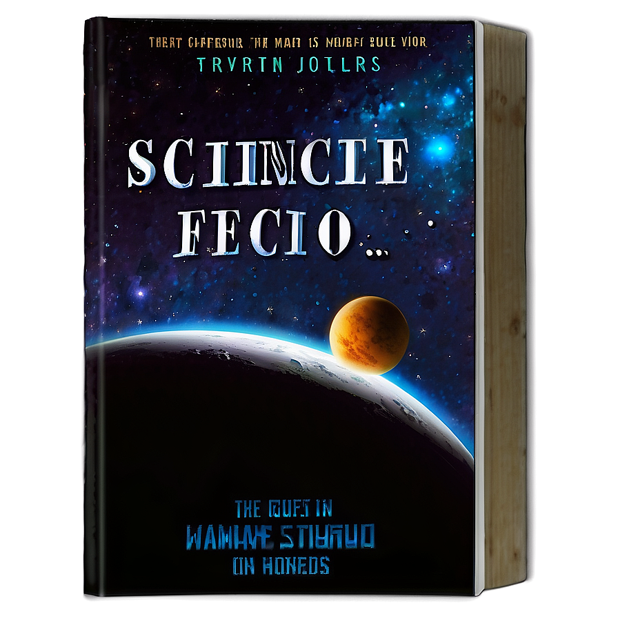 Science Fiction Book Cover Png 04292024 PNG