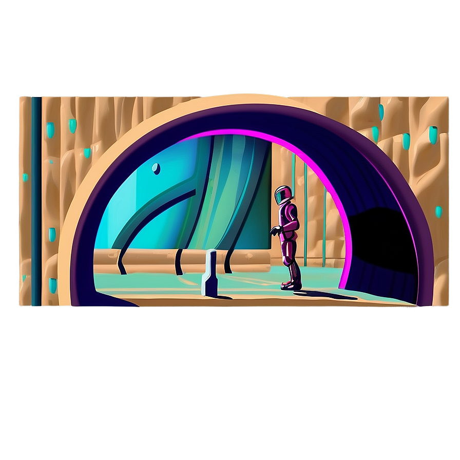 Science Fiction Scene Drawing Png Usy PNG