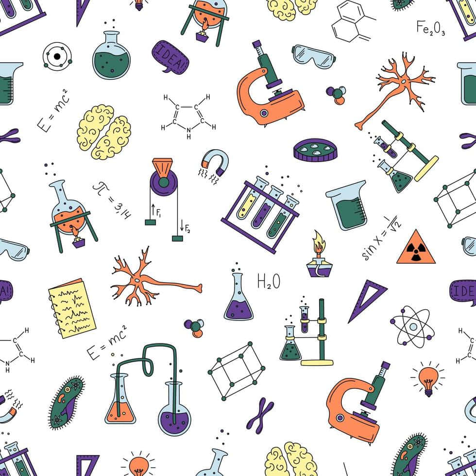 Science_ Pattern_ Background Wallpaper