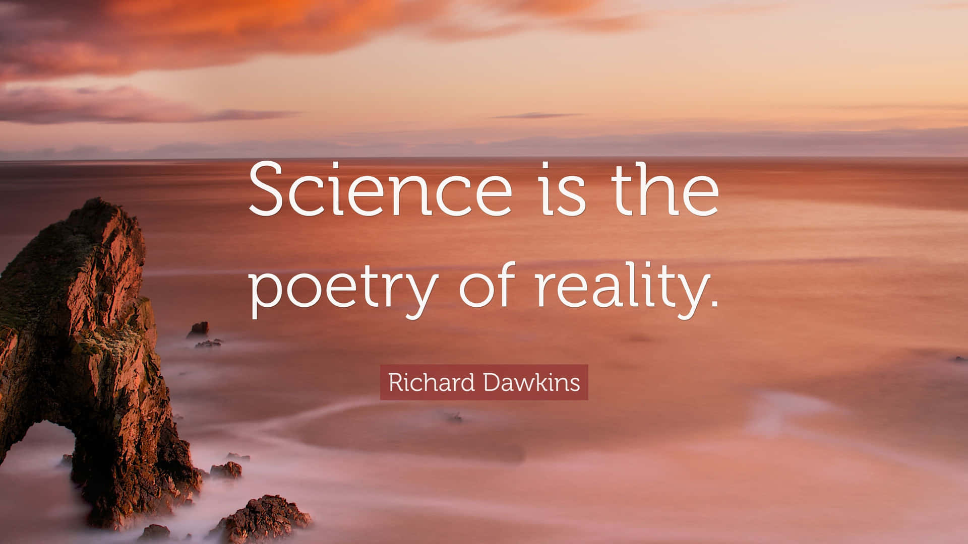 Science Poetryof Reality Quote Wallpaper