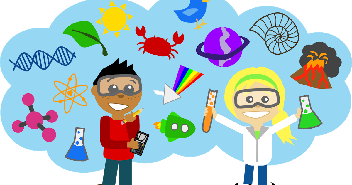 Science Themed Cartoon Characters PNG