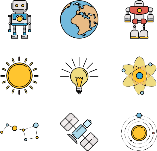 Science_and_ Technology_ Icons_ Set PNG