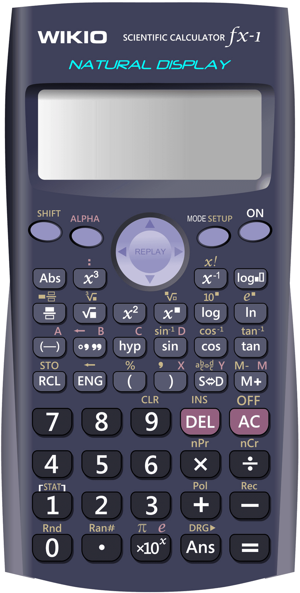 Scientific Calculator Natural Display PNG