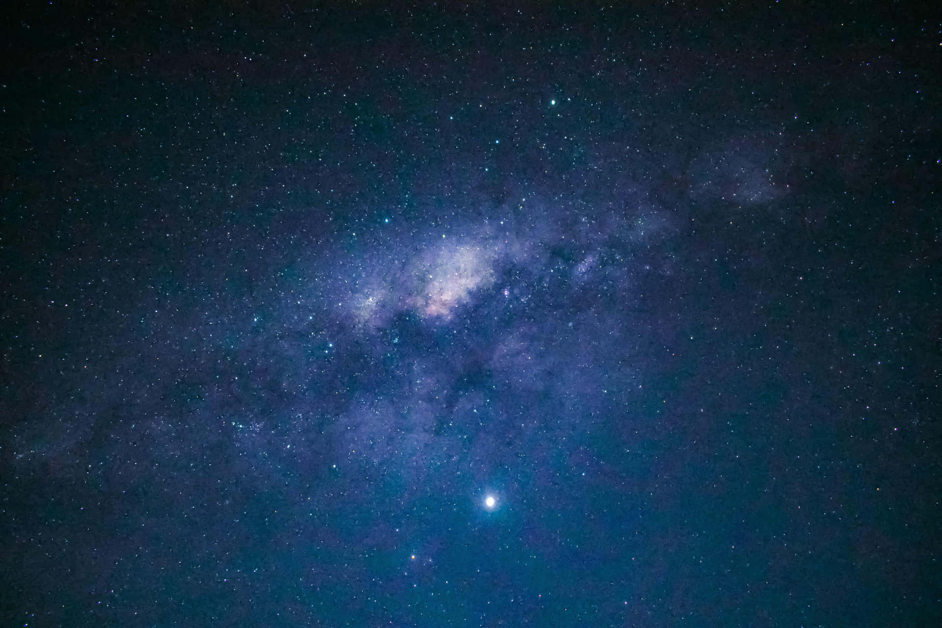 Scintillantistelle Blu Nel Cielo Notturno.