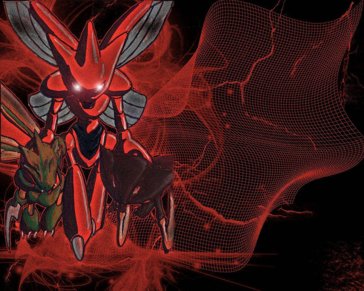 Scizor With The Defeated Wallpaper
