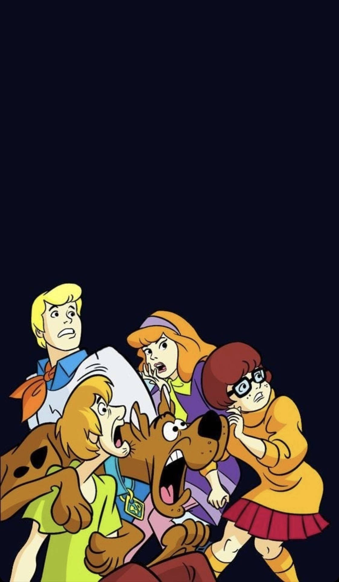Energetic and mystery-solving Scooby Doo poster Wallpaper