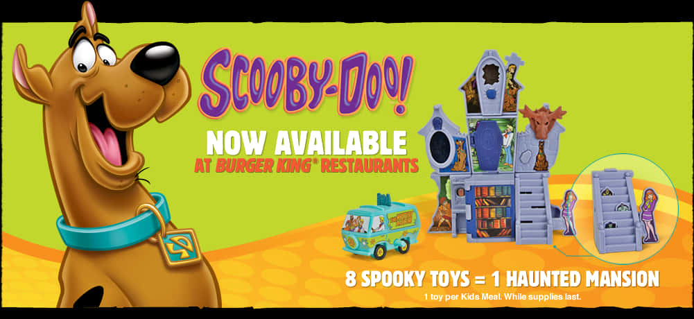 Scooby Doo Burger King Promotion PNG