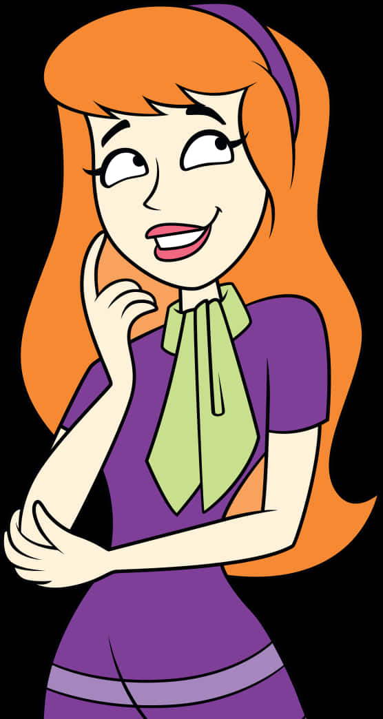Scooby Doo Daphne Blake Portrait PNG