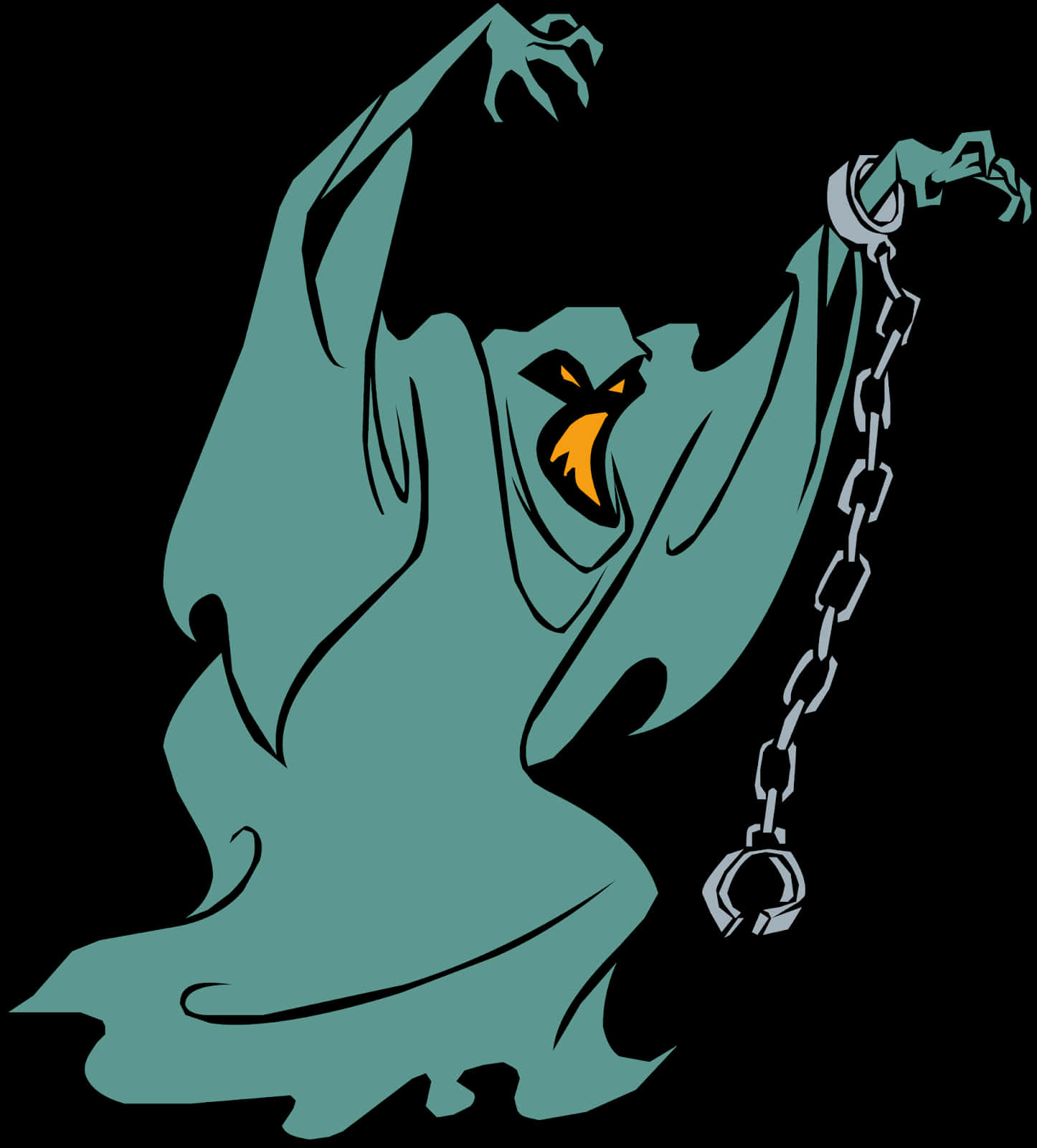 Scooby Doo Ghostly Figure PNG