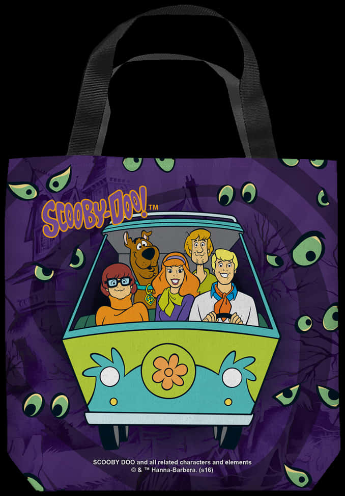 Scooby Doo Mystery Machine Tote Bag PNG