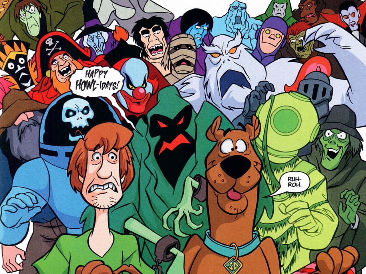 "That's the Scooby-Doo Gang, ready for adventure!"