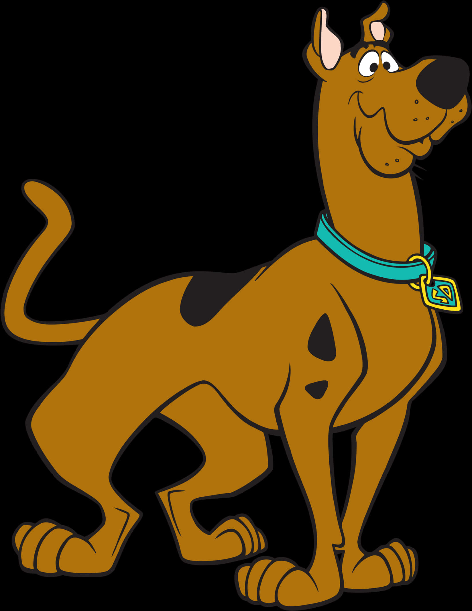 Scooby Doo Standing Portrait PNG
