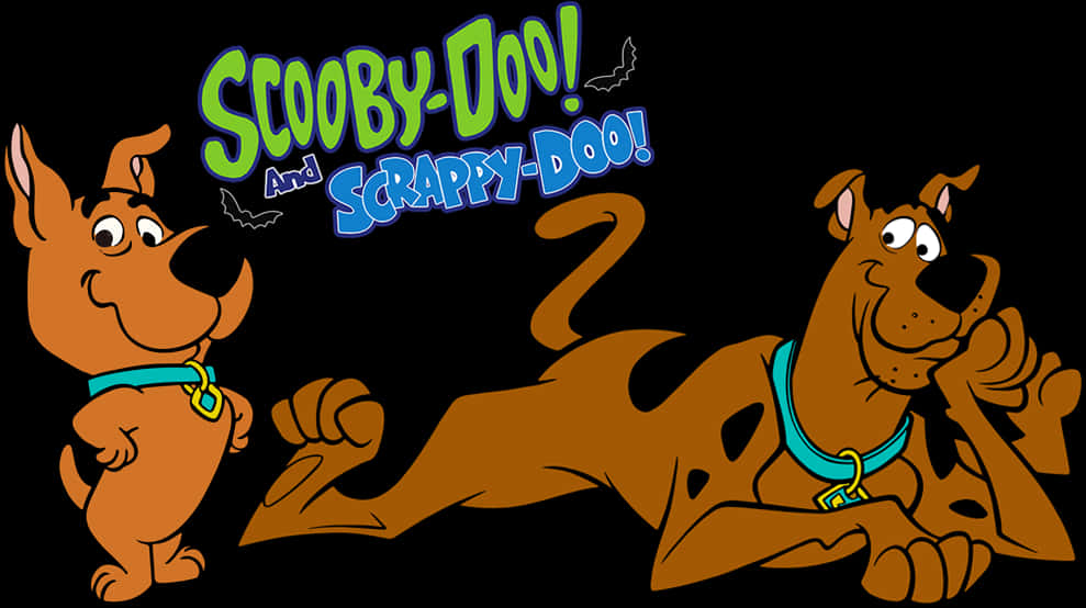 Scooby Dooand Scrappy Doo Animated Characters PNG