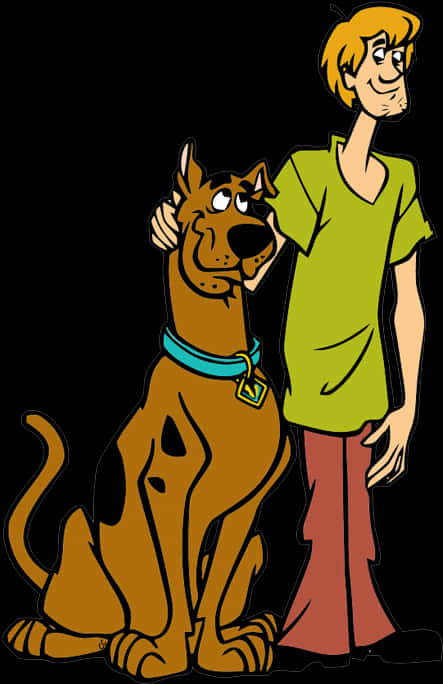 Scooby Dooand Shaggy Vector Art PNG