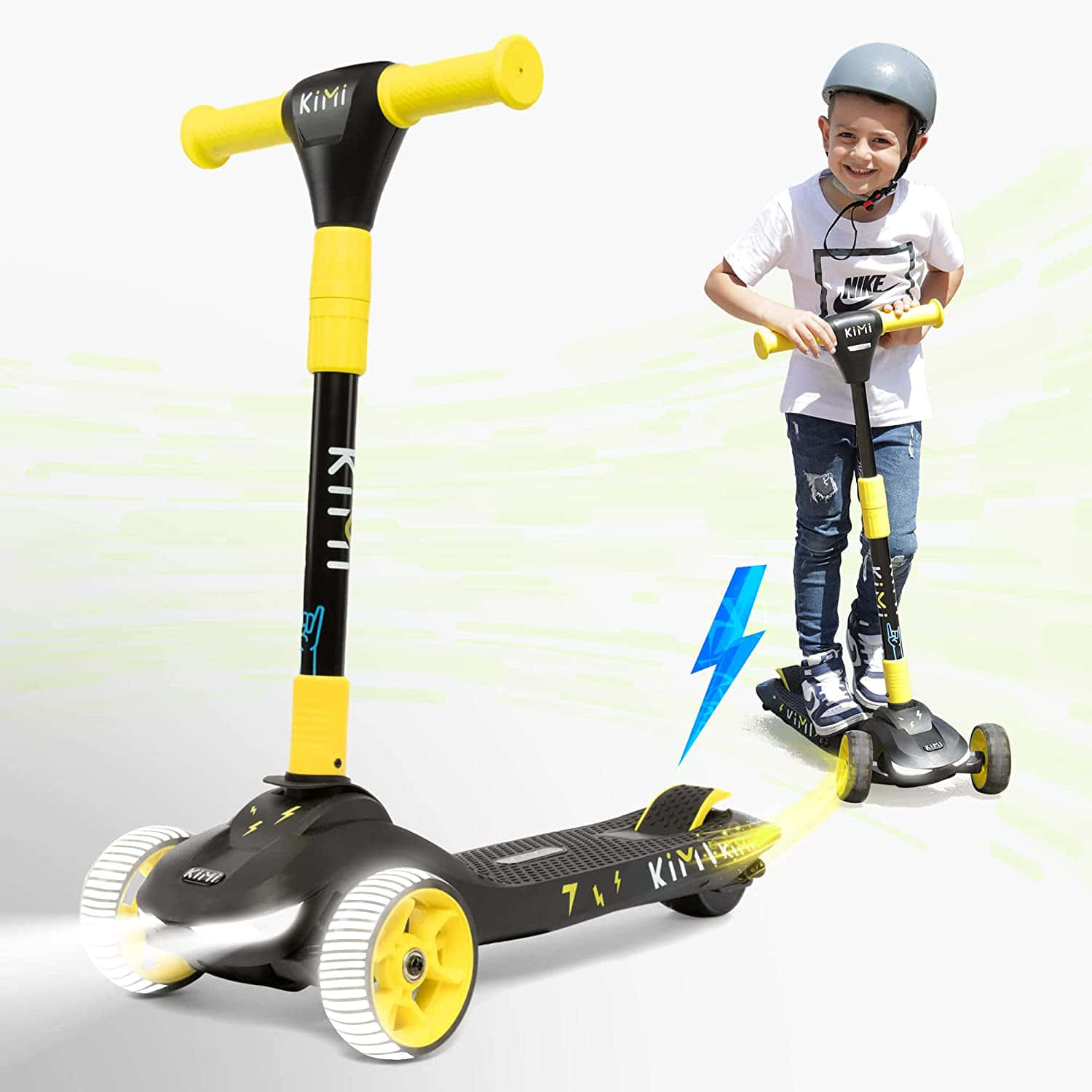 Scooter Black And Yellow Toy Picture