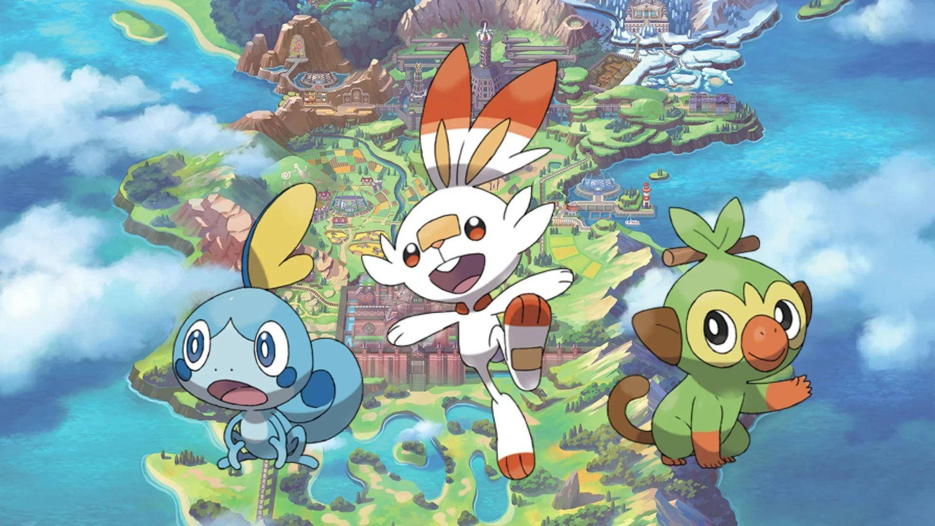 Scorbunny And Galar Region Starters Picture