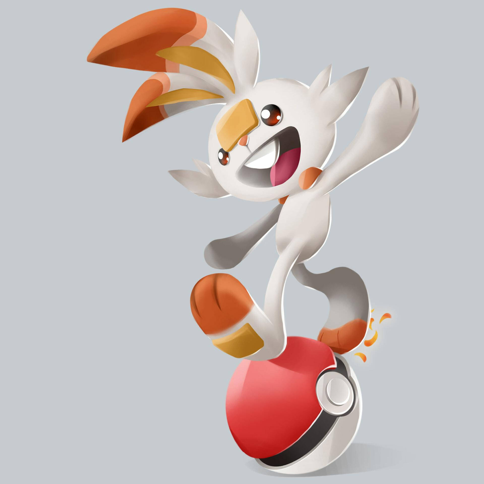 Scorbunny Balancing Act Picture