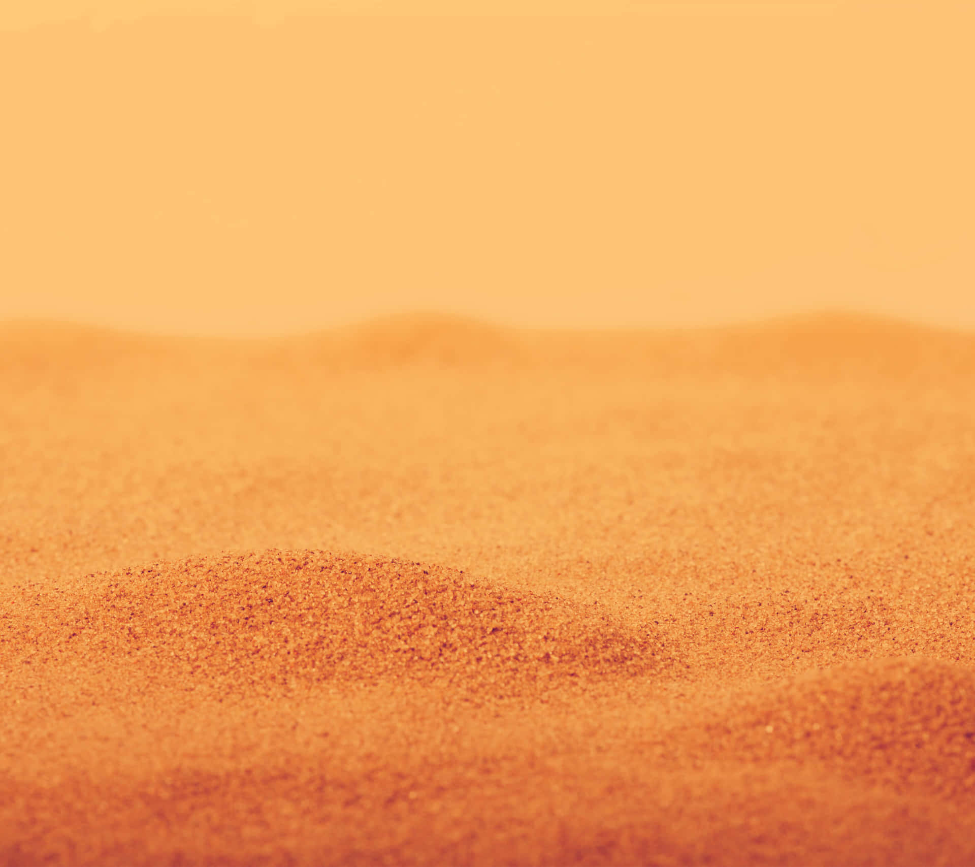 Scorching Heat Sand Desert Wallpaper