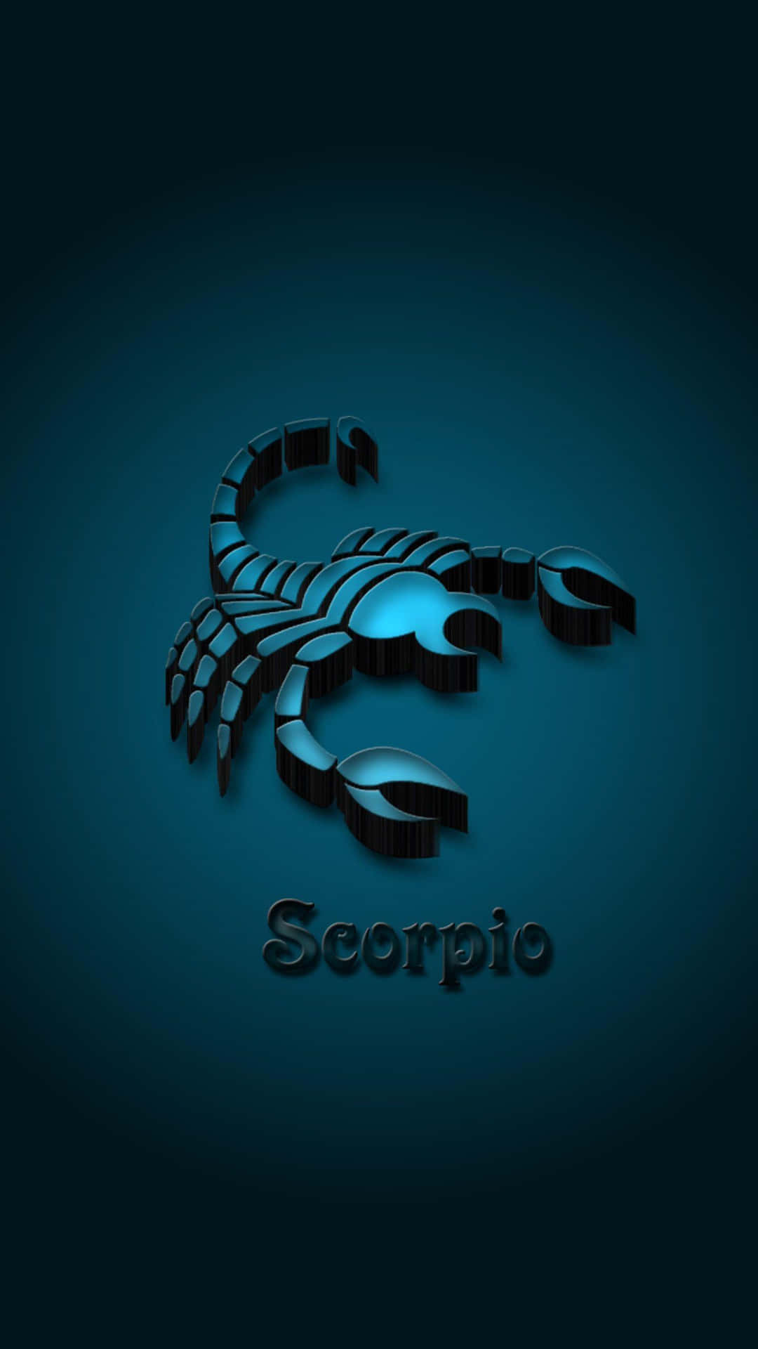 A Scorpion Logo On A Dark Background