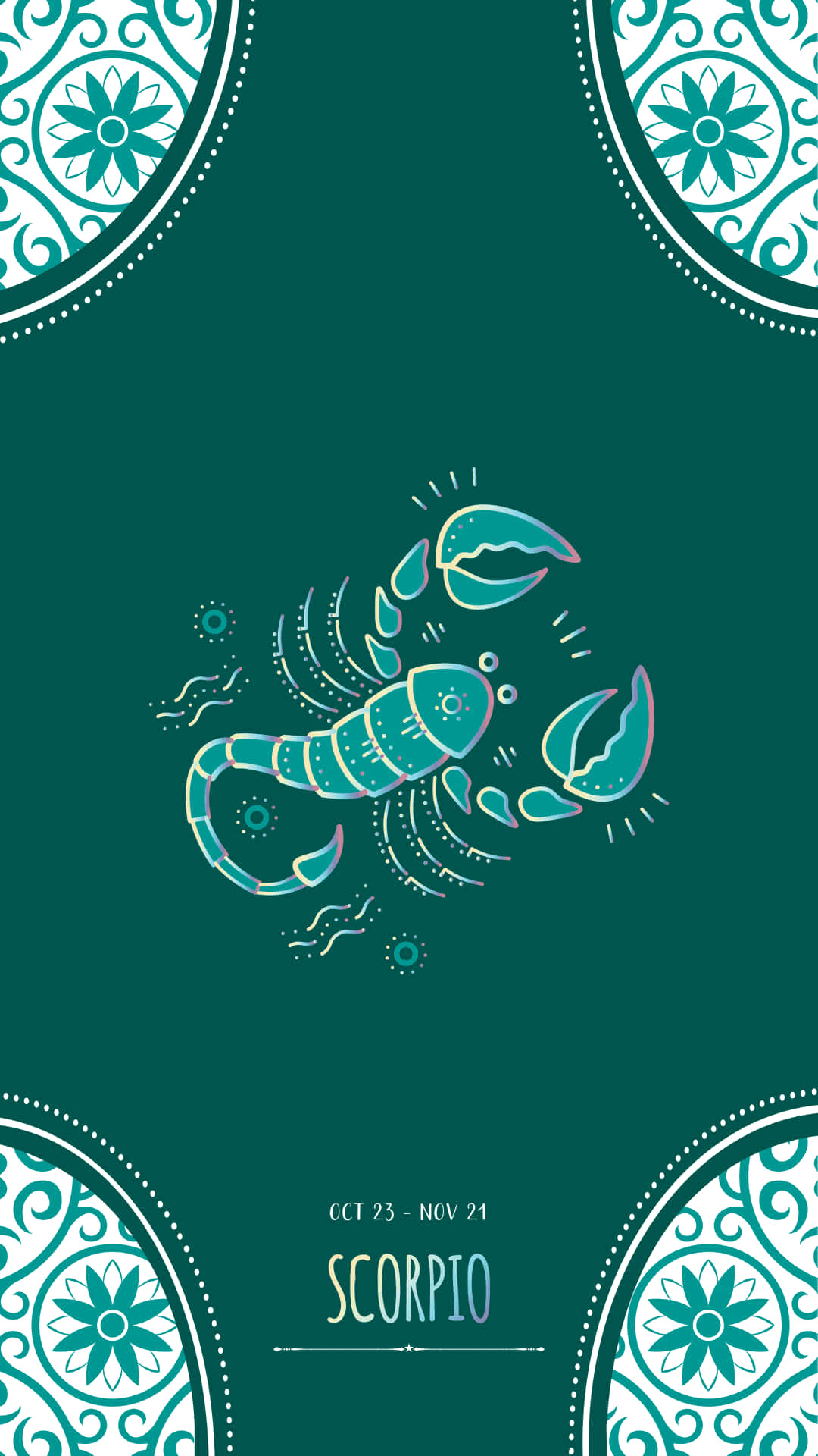 "Astrological Inspiration - The Enigmatic Scorpio on your iPhone Wallpaper" Wallpaper