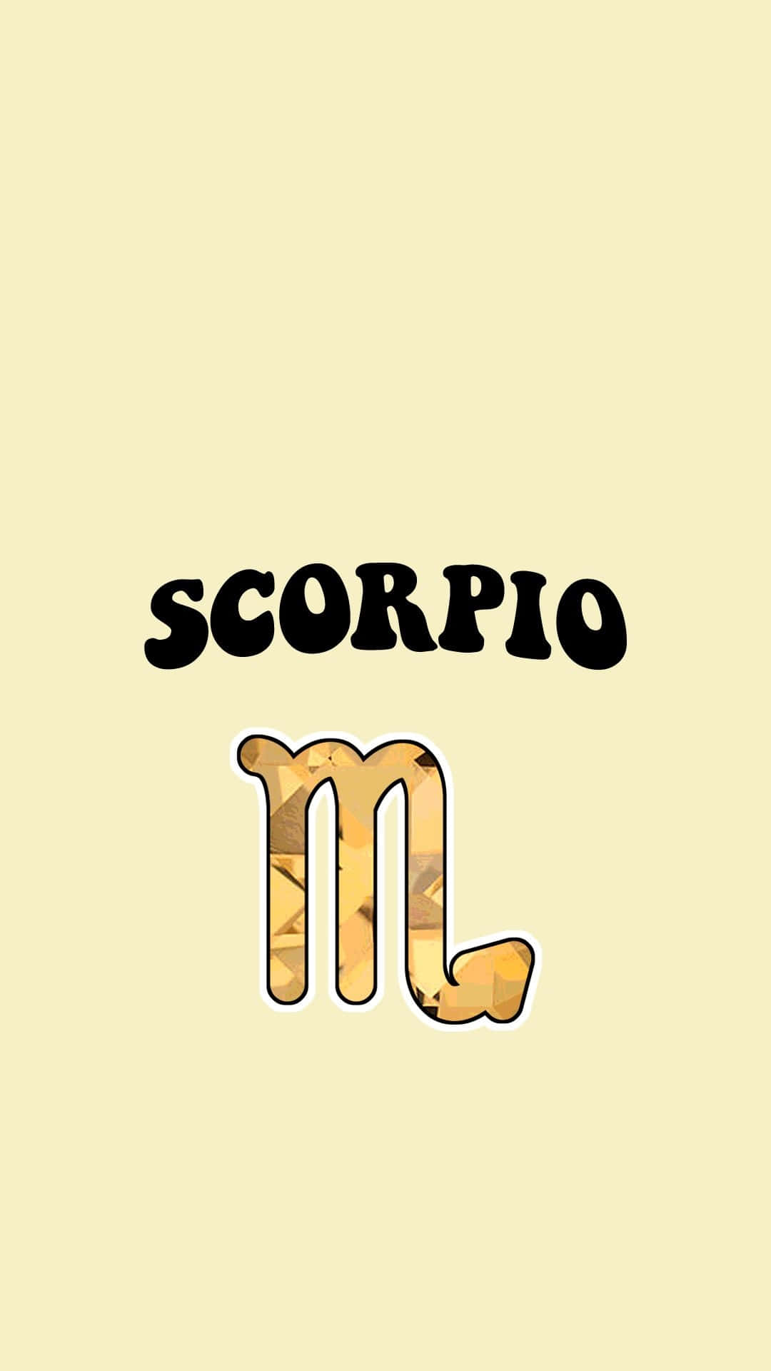 Scorpio Zodiac Sign Retro Iphone Wallpaper