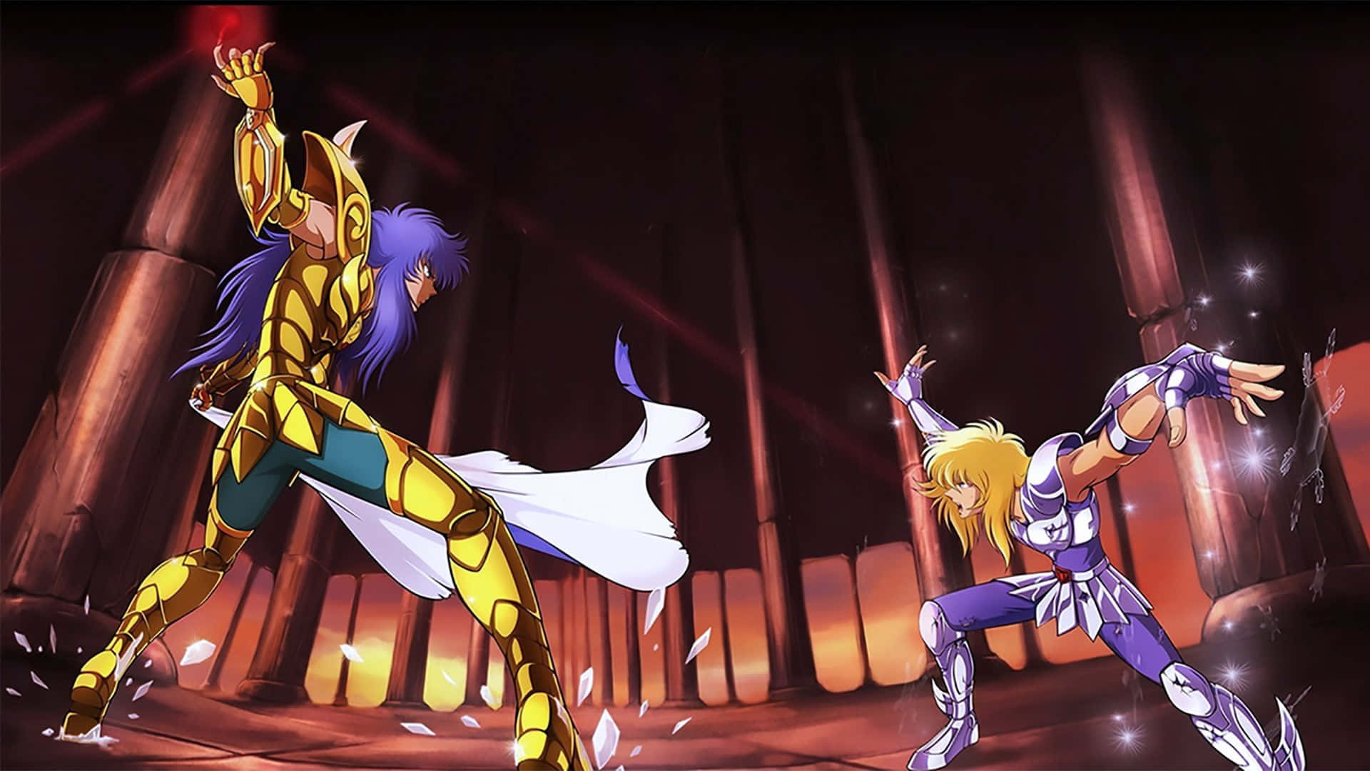 Scorpio Milo Saint Seiya Combat Fond d'écran