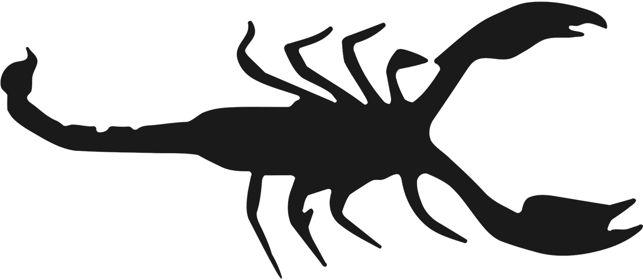 Scorpio Silhouette Graphic PNG