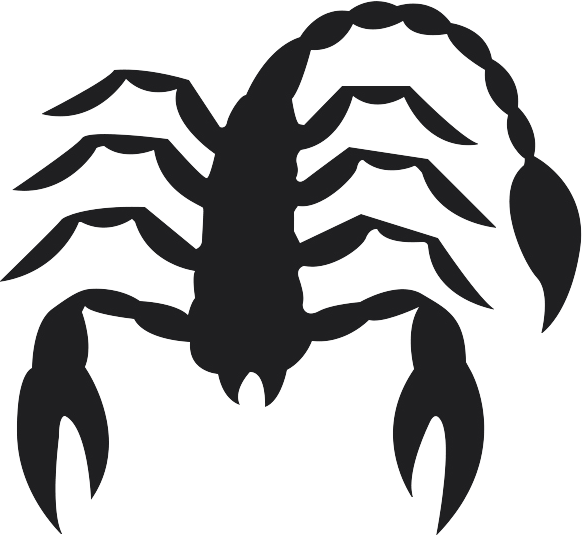 Scorpio Zodiac Silhouette PNG