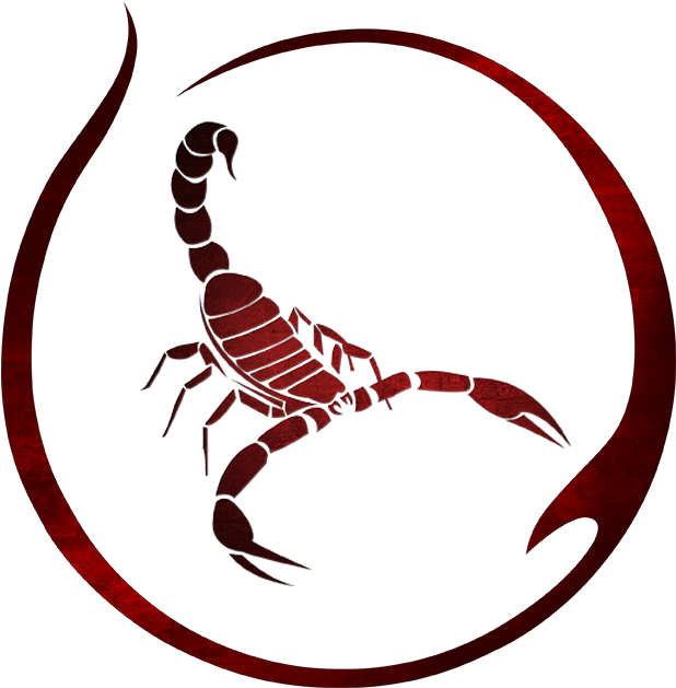 Scorpio Zodiac Symbol Art PNG
