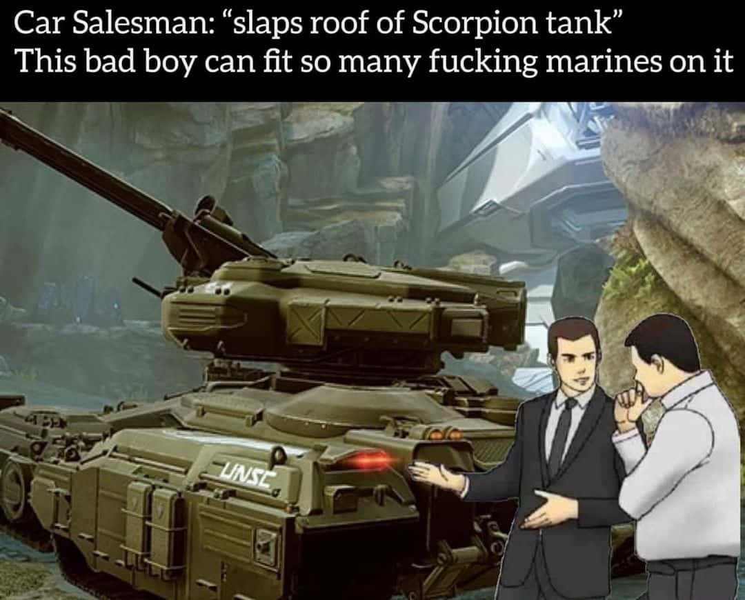 Intense Battle with Scorpion Halo Wallpaper