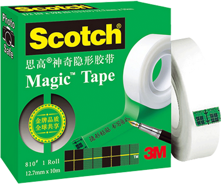 Scotch Magic Tape Boxand Roll PNG