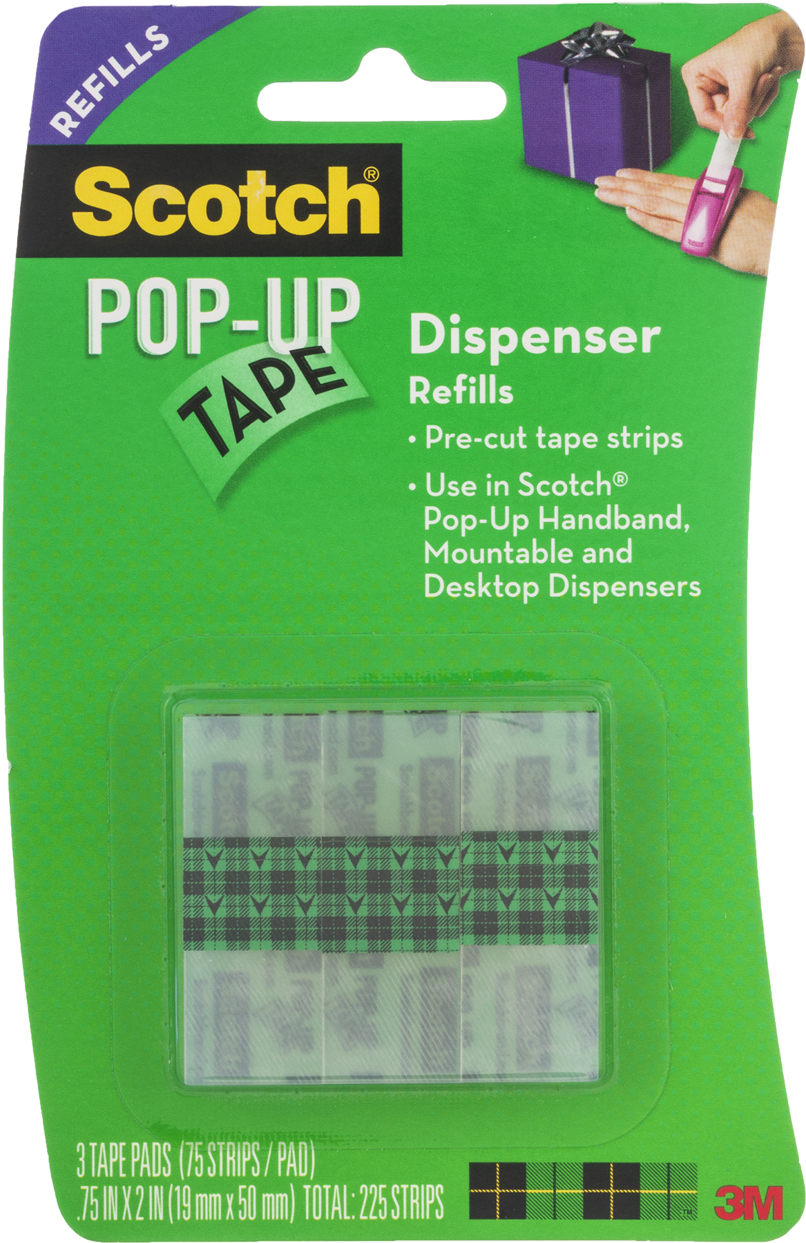 Scotch Pop Up Tape Refills Packaging PNG