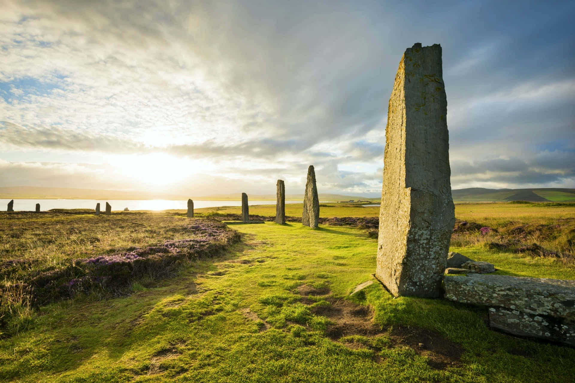 Breathtaking landscape of the Scottish Highlands.