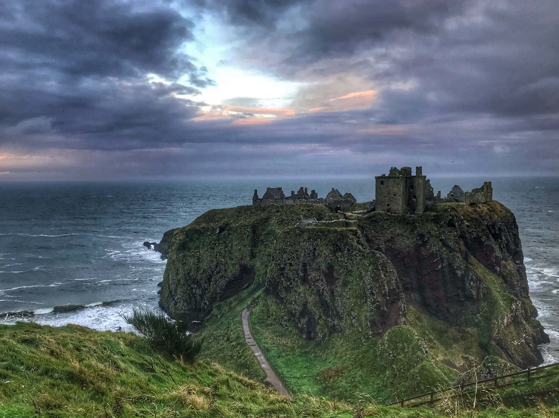 Majestic Scottish Castle by the Sea