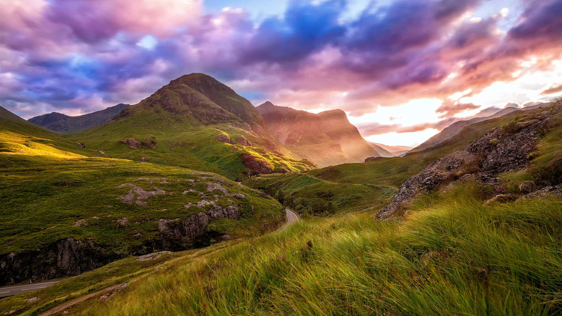 "The Highlands of Scotland" Wallpaper