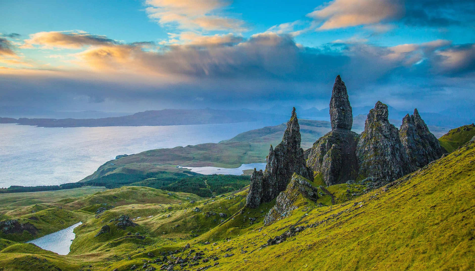 Disfrutade La Belleza Natural De Escocia. Fondo de pantalla