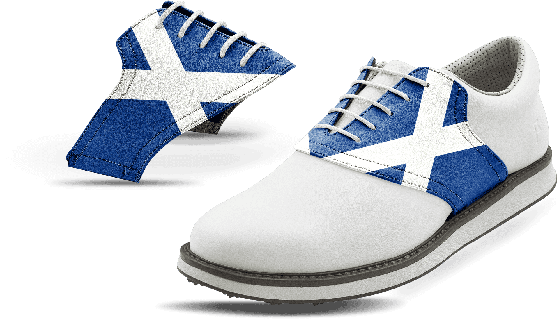 Scotland Flag Golf Shoes PNG