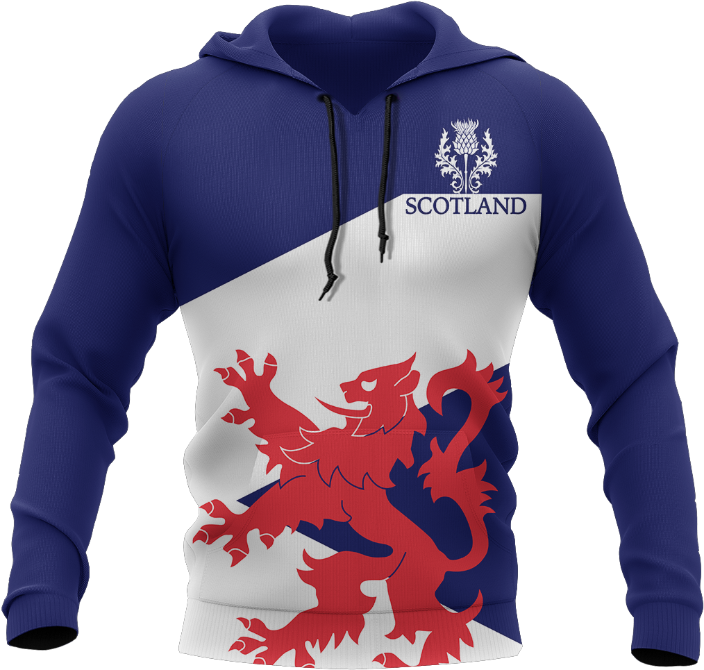 Scotland Lion Rampant Hoodie Design PNG