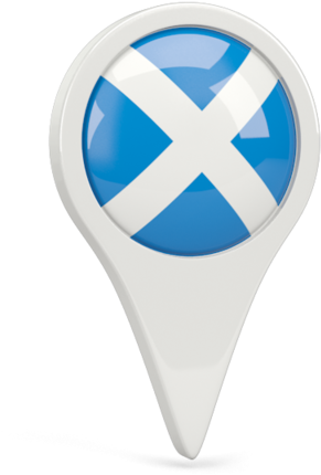 Scotland Location Pin Icon PNG