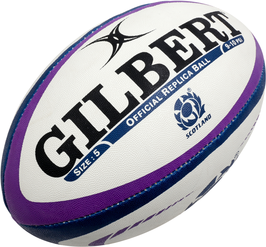 Scotland Official Gilbert Rugby Ball PNG