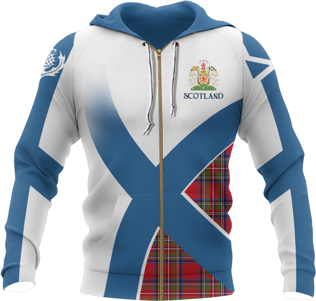 Scotland Themed Hoodie Design PNG