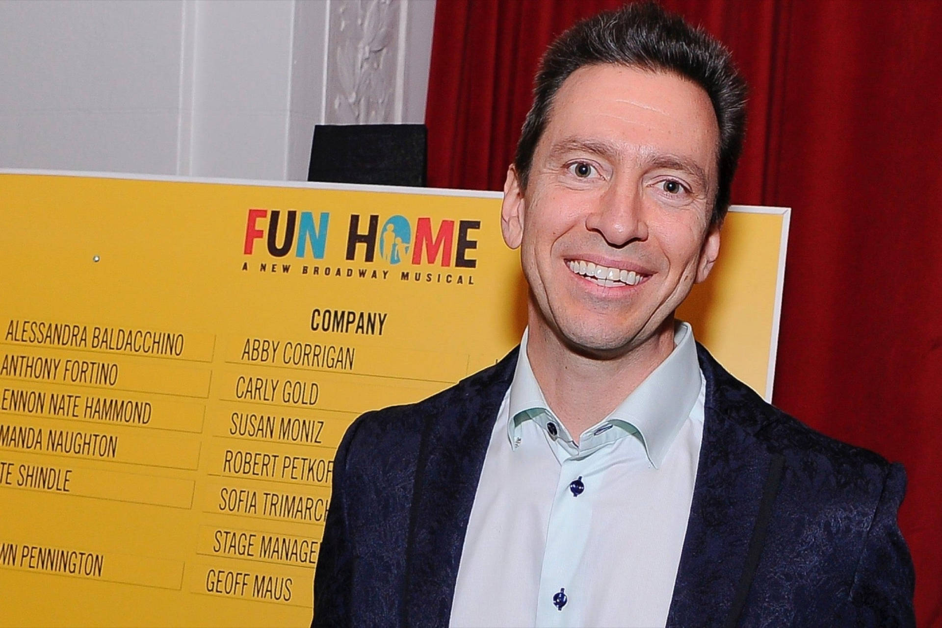 Scott Forstall At The Musical Fun Home Background