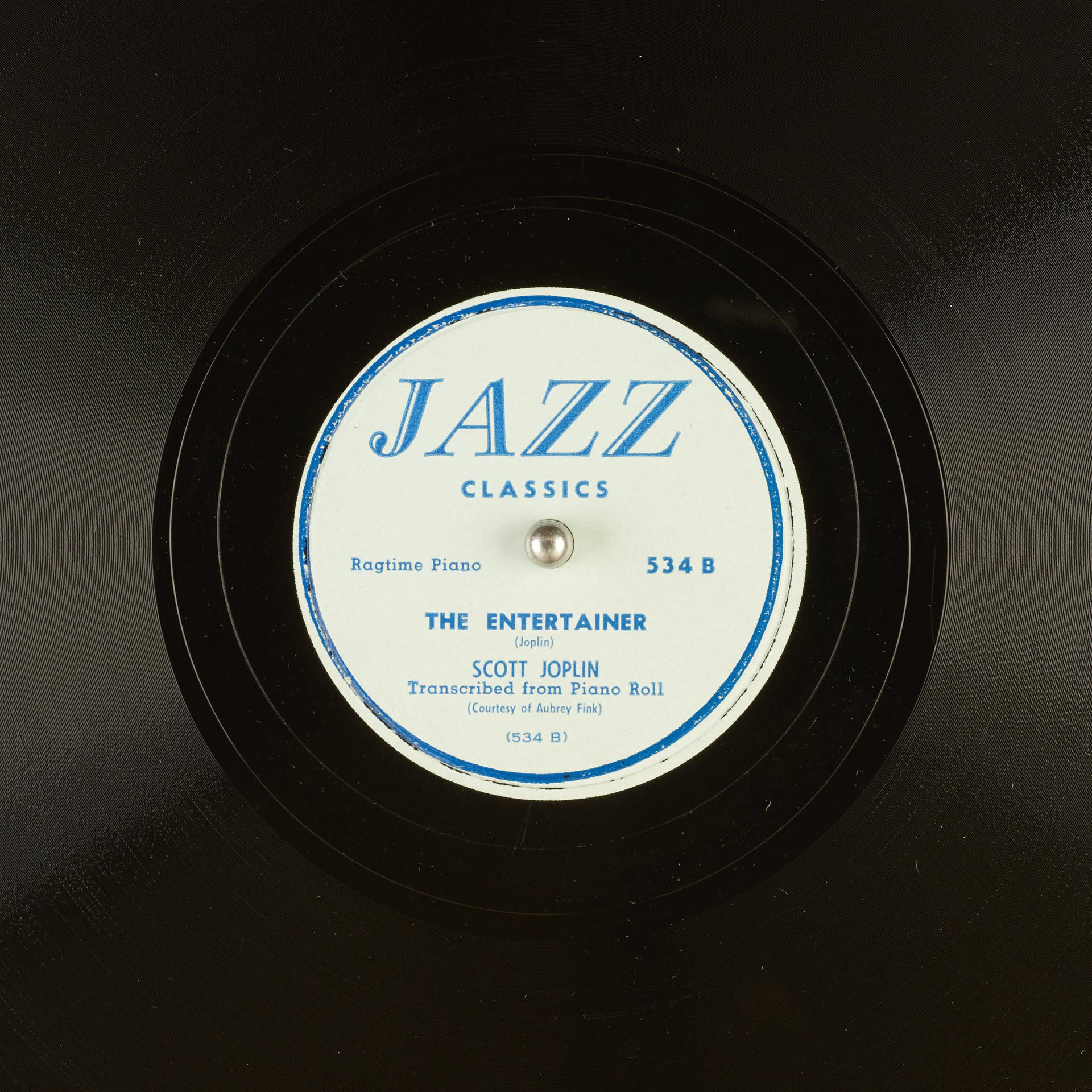 Scott Joplin The Entertainer Vinyl Record Wallpaper