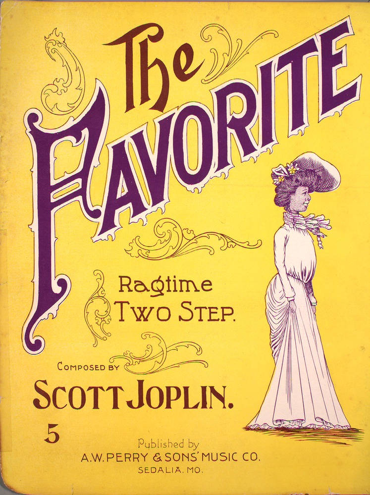 Scott Joplin The Favorite Front Cover Wallpaper
