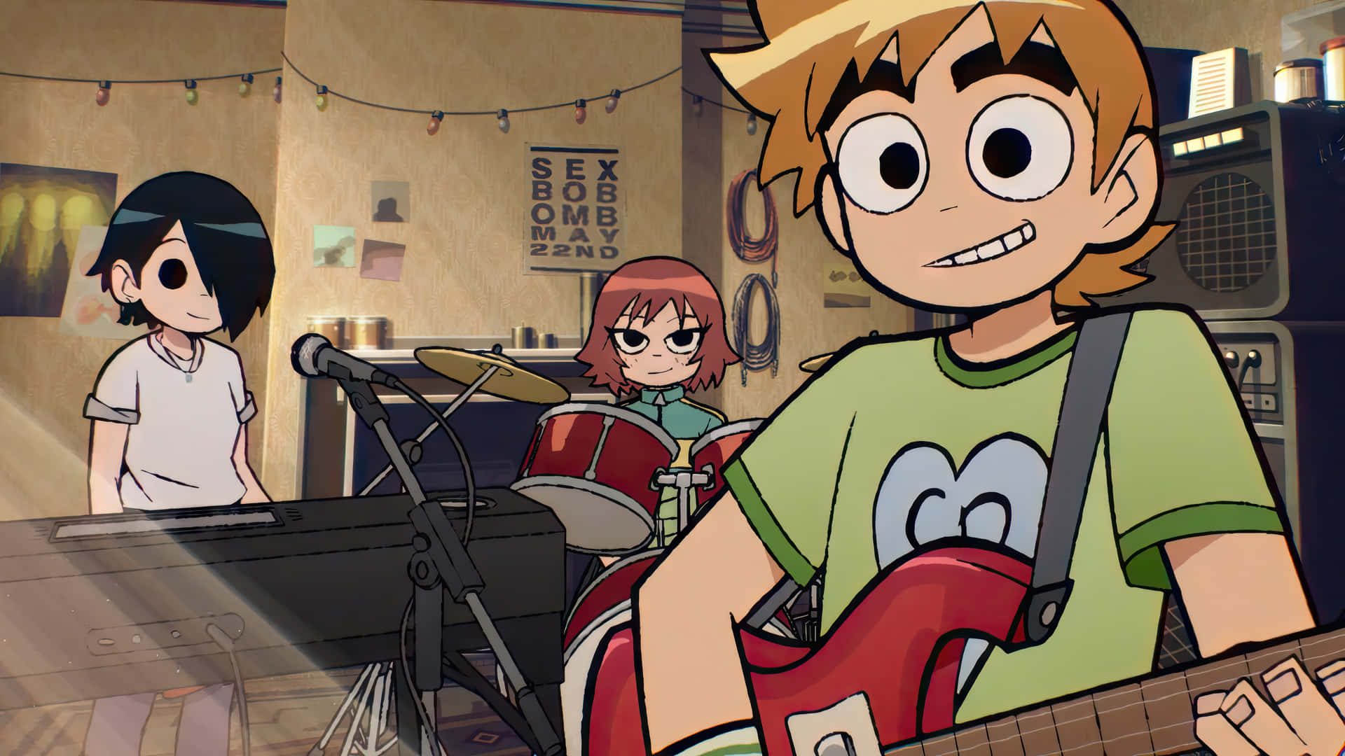 Scott Pilgrim Band Rehearsal Wallpaper