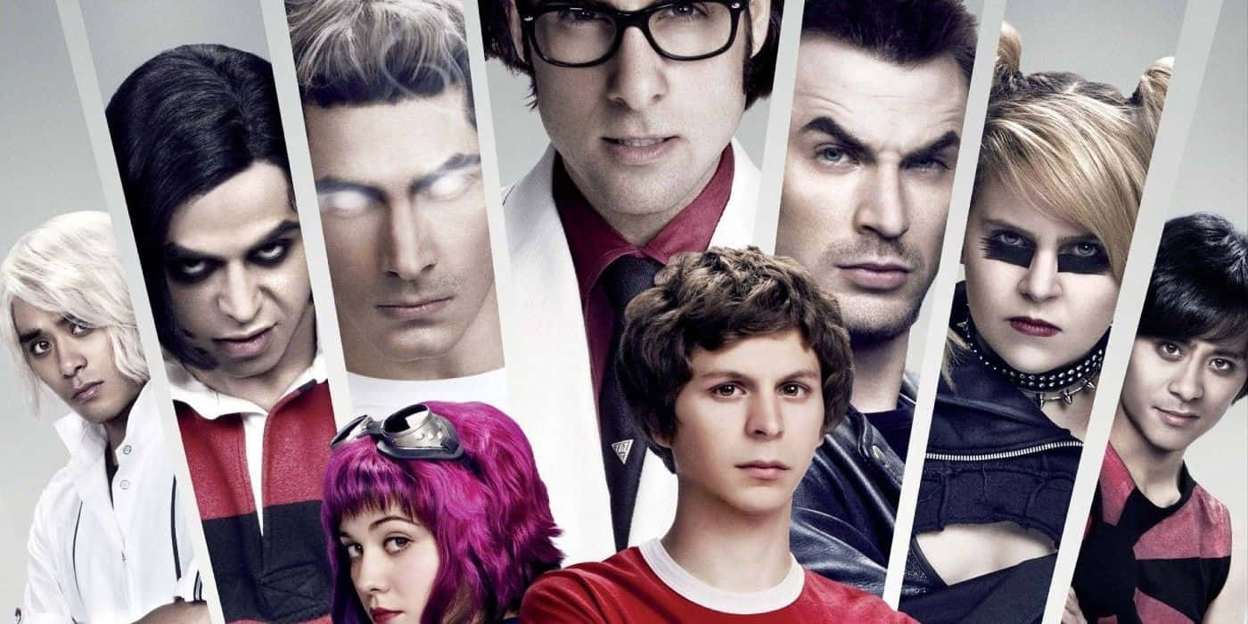 Scott Pilgrim Characters Collage