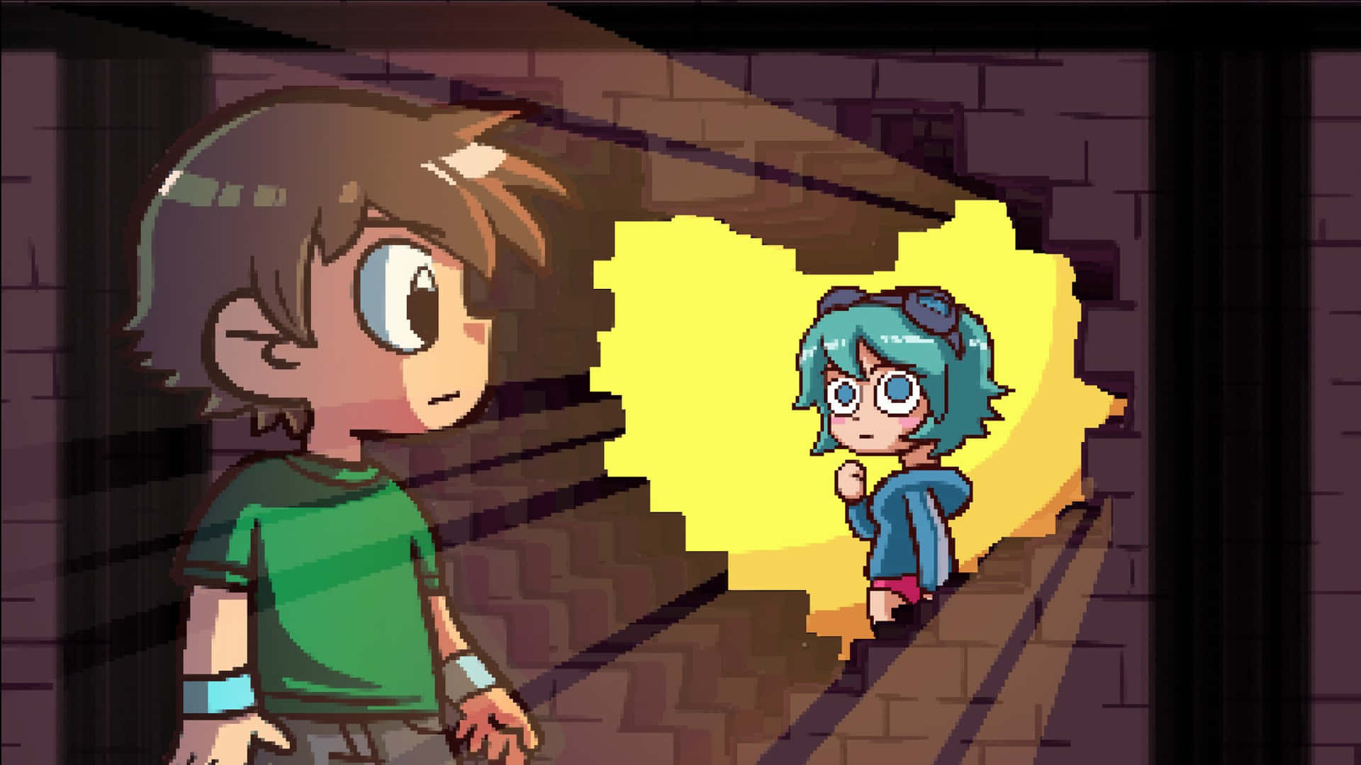 Scott Pilgrim Game Character Encounter