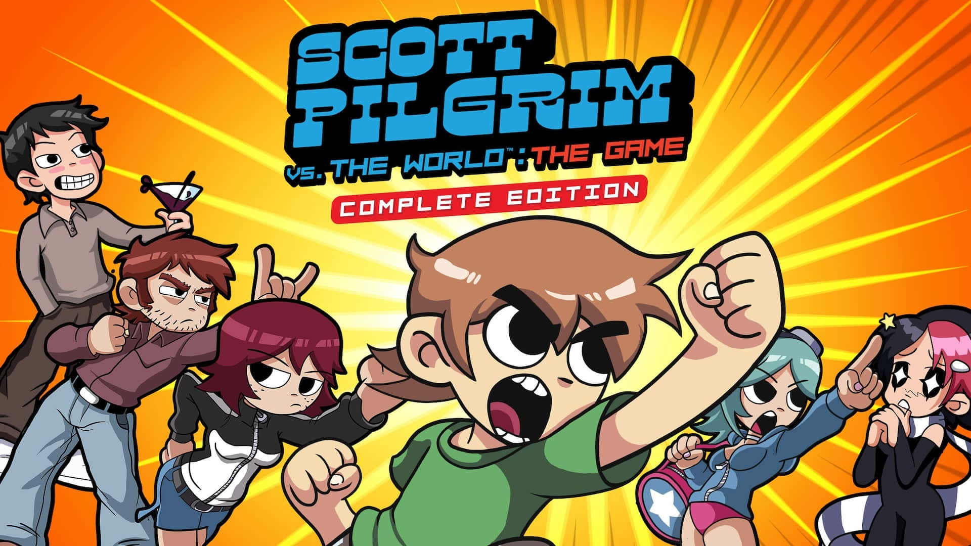 Scott Pilgrim Game Complete Edition Artwork